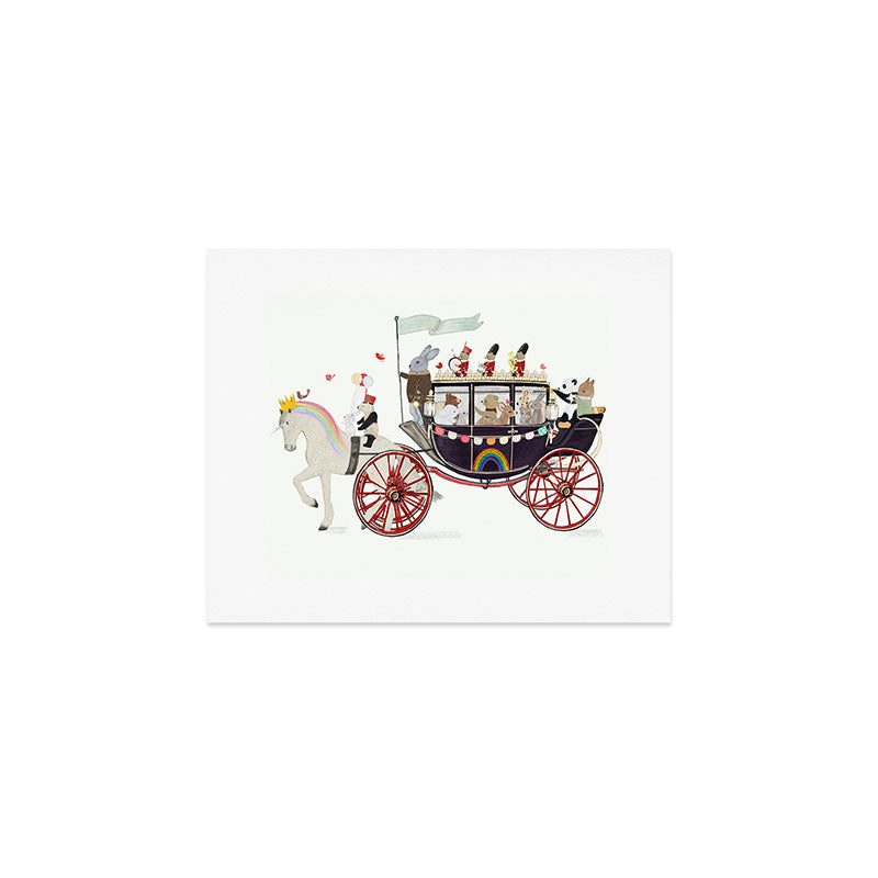 the rainbow carriage Art Print Gallery Image 1