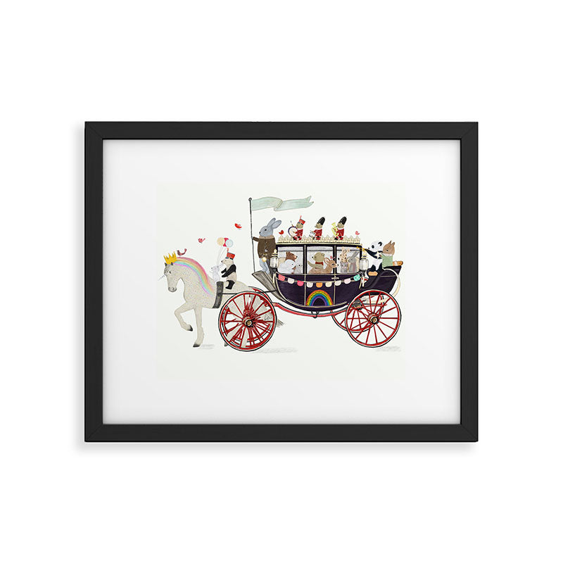 the rainbow carriage Framed Art Print Gallery Image 6