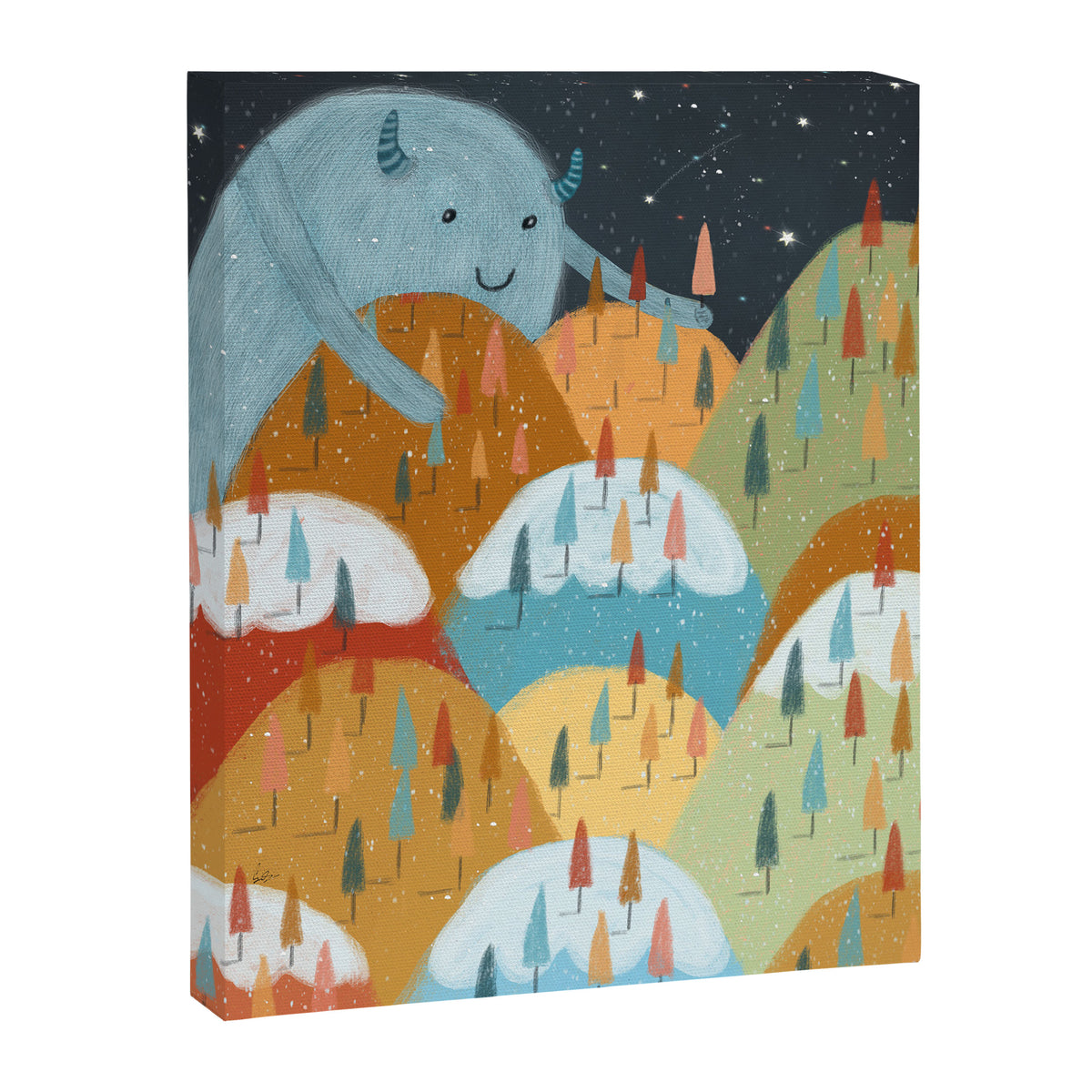 the rainbow forest Canvas Print Gallery Image 8