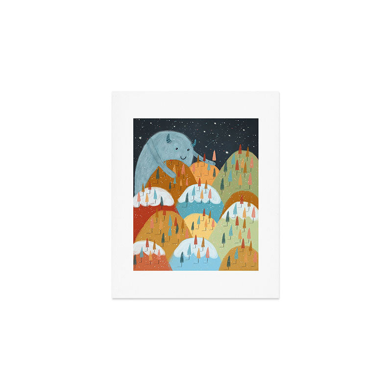 the rainbow forest Art Print Gallery Image 1