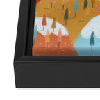the rainbow forest Framed Canvas Print Gallery Image 3