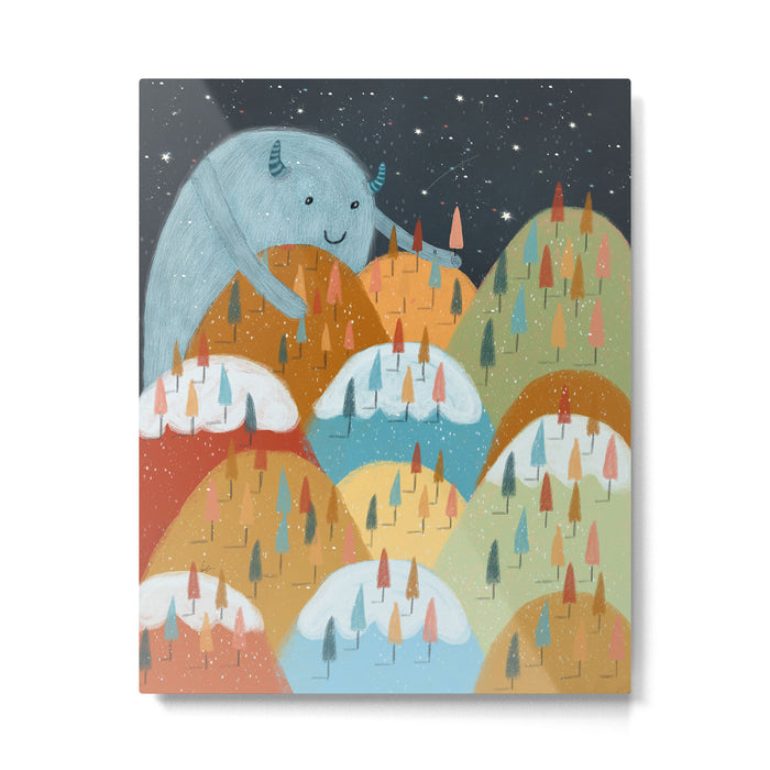 the rainbow forest Metal Print Gallery Image 1