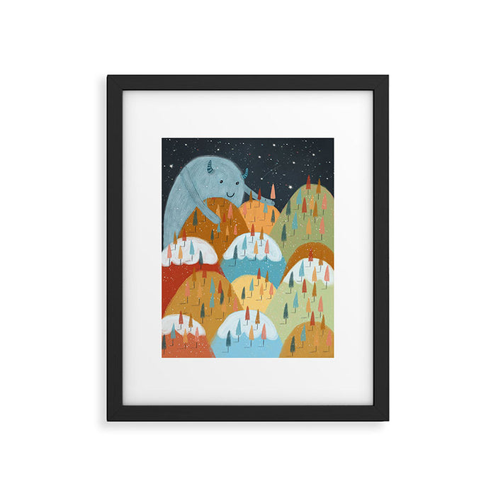 the rainbow forest Framed Art Print Gallery Image 1
