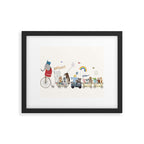the rainbow parade Framed Art Print Gallery Image 6