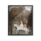 the rainbow princess Framed Canvas Print Gallery Image 6