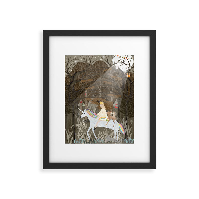 the rainbow princess Framed Art Print Gallery Image 5