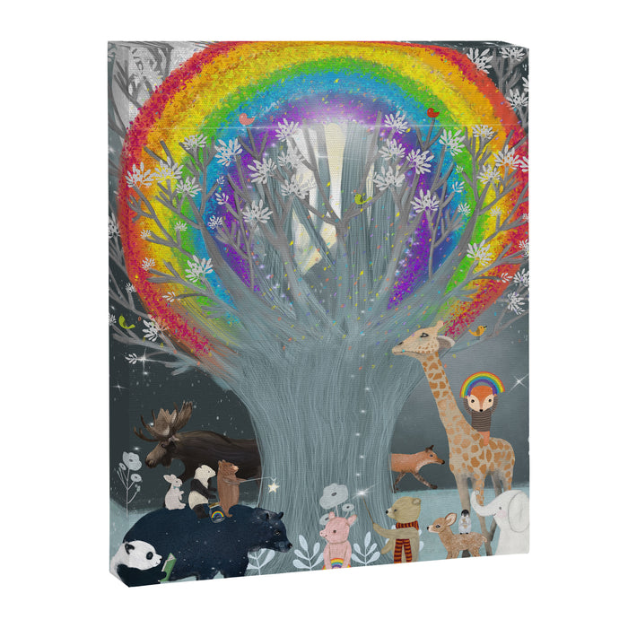 the rainbow tree Canvas Print Gallery Image 1