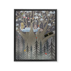 the reading tree Framed Canvas Print Gallery Image 6