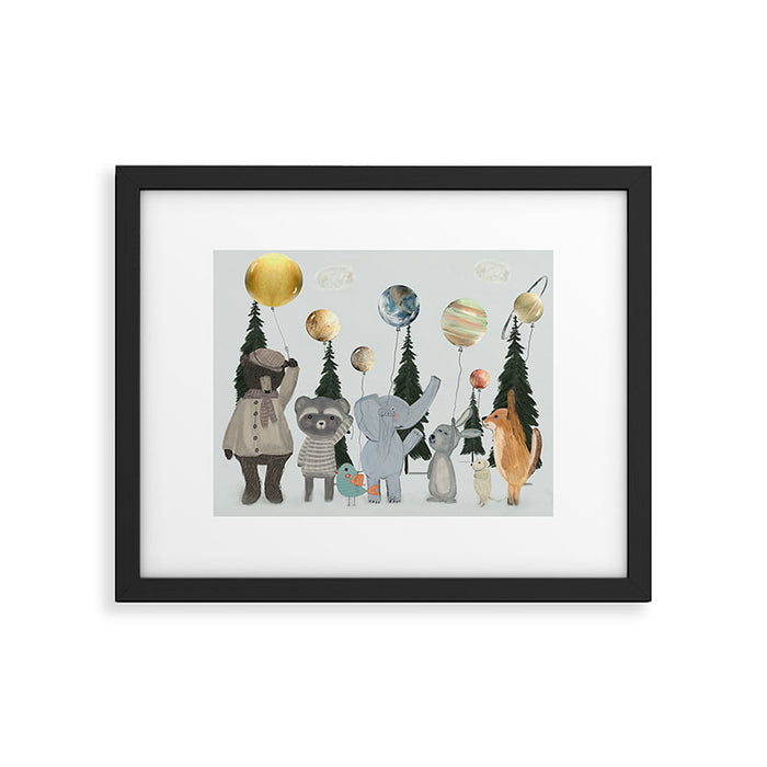 the solar parade Framed Art Print Gallery Image 1