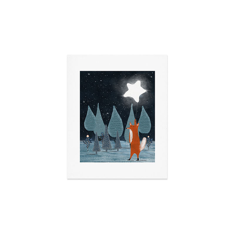 the star balloon Art Print Gallery Image 1