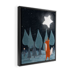the star balloon Framed Canvas Print Gallery Image 2