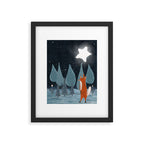 the star balloon Framed Art Print Gallery Image 6