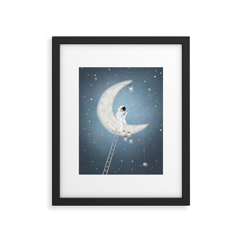 the star collector Framed Art Print Gallery Image 5