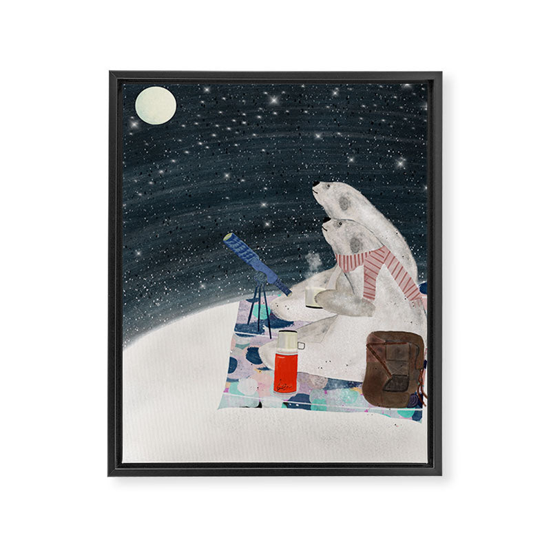 the stargazers Framed Canvas Print Gallery Image 8