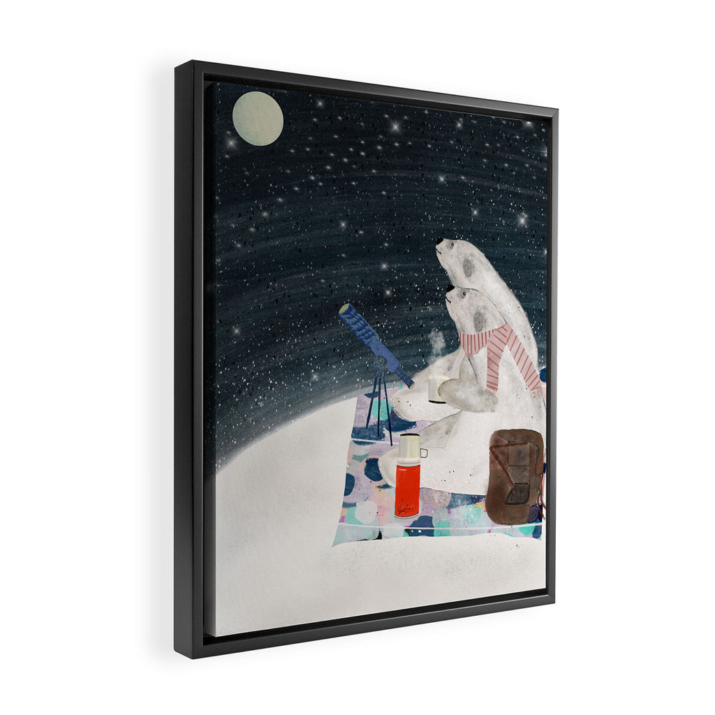 the stargazers Framed Canvas Print Gallery Image 2