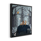 the starlight bear Framed Canvas Print Gallery Image 2