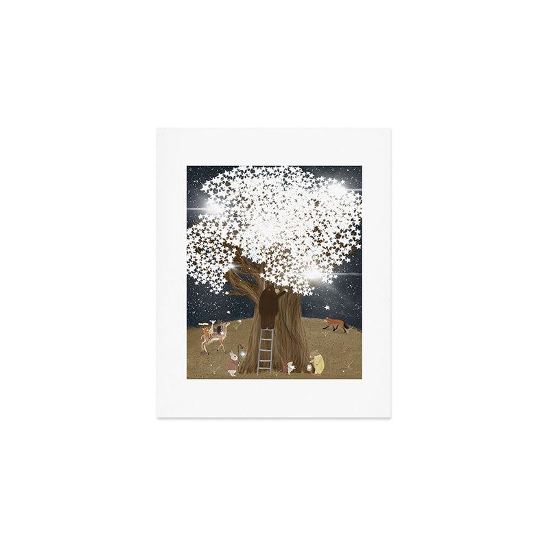 the starlight tree Art Print Gallery Image 1