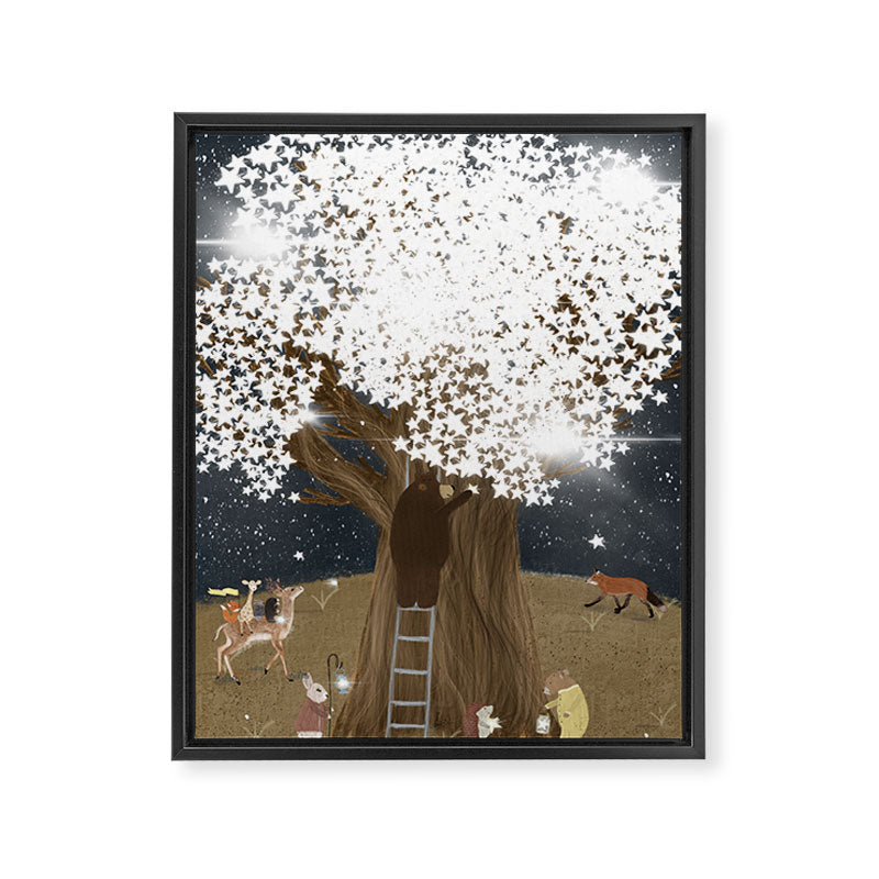 the starlight tree Framed Canvas Print Gallery Image 8