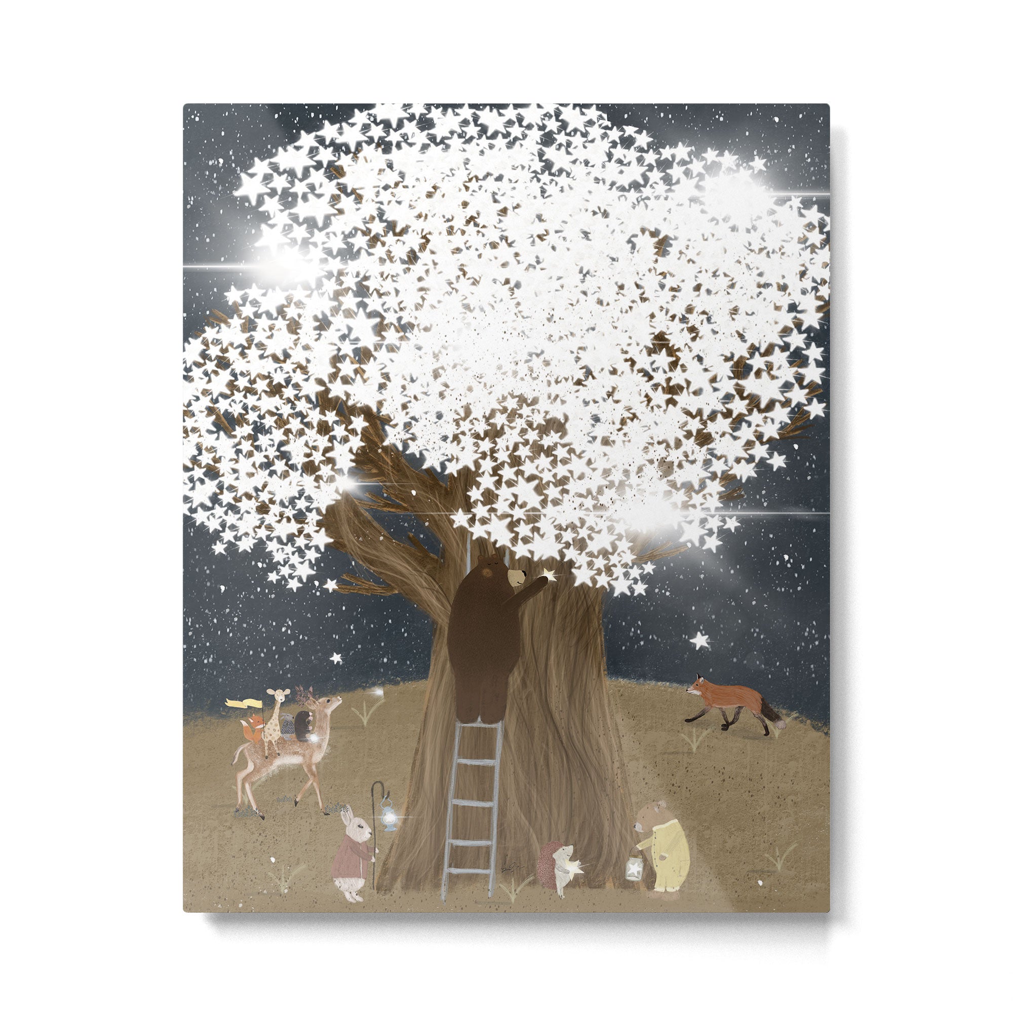 the starlight tree Metal Print Gallery Image 6