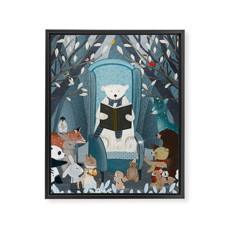 the story book Framed Canvas Print Gallery Image 8