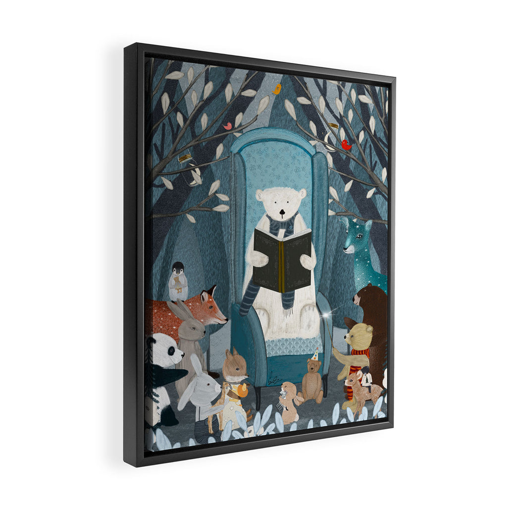 the story book Framed Canvas Print Gallery Image 2