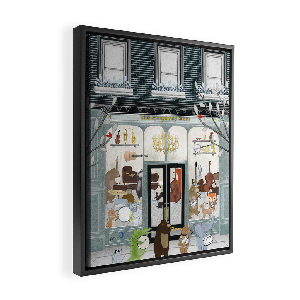 the symphony store Framed Canvas Print Gallery Image 2