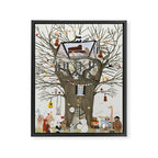 the symphony tree Framed Canvas Print Gallery Image 6