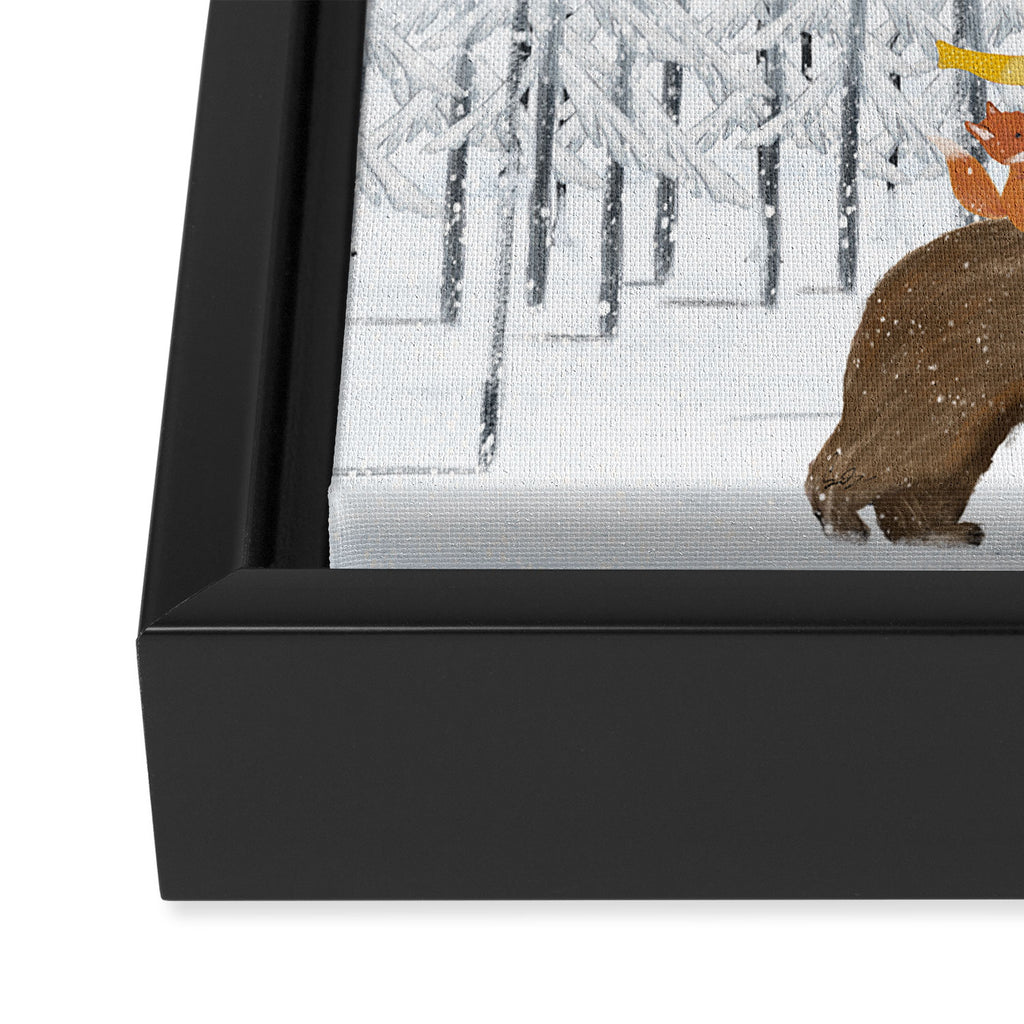 the white forest Framed Canvas Print Gallery Image 3