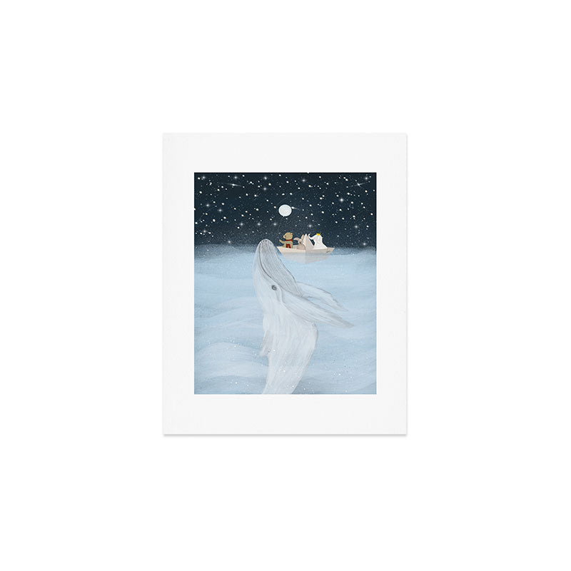 the white whale Art Print Gallery Image 1