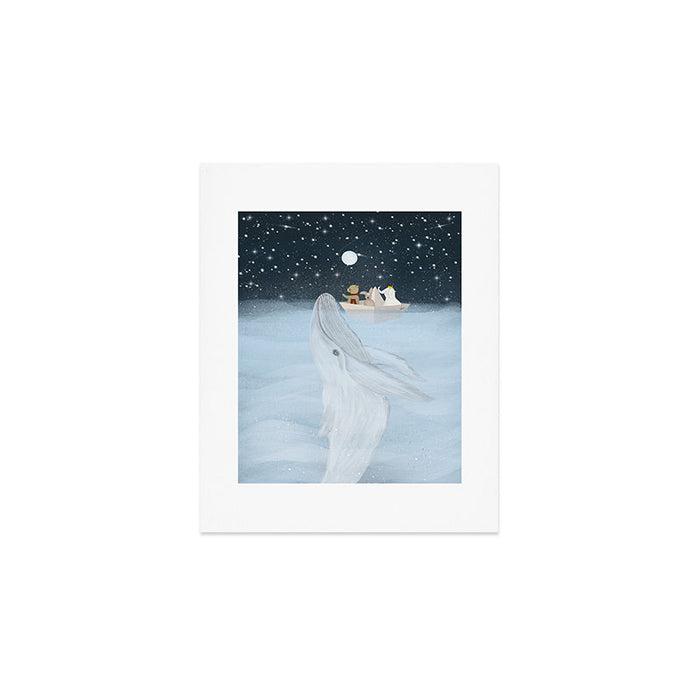 the white whale Art Print Gallery Image 1
