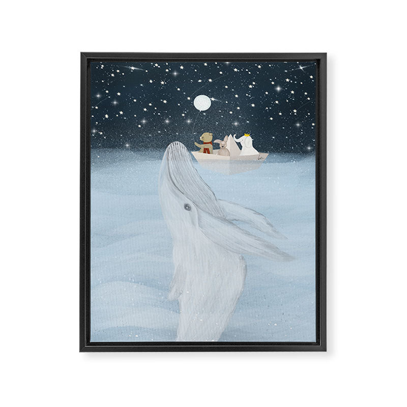 the white whale Framed Canvas Print Gallery Image 8
