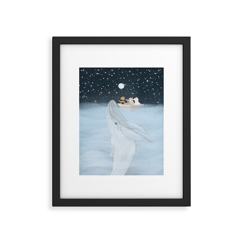 the white whale Framed Art Print Gallery Image 6