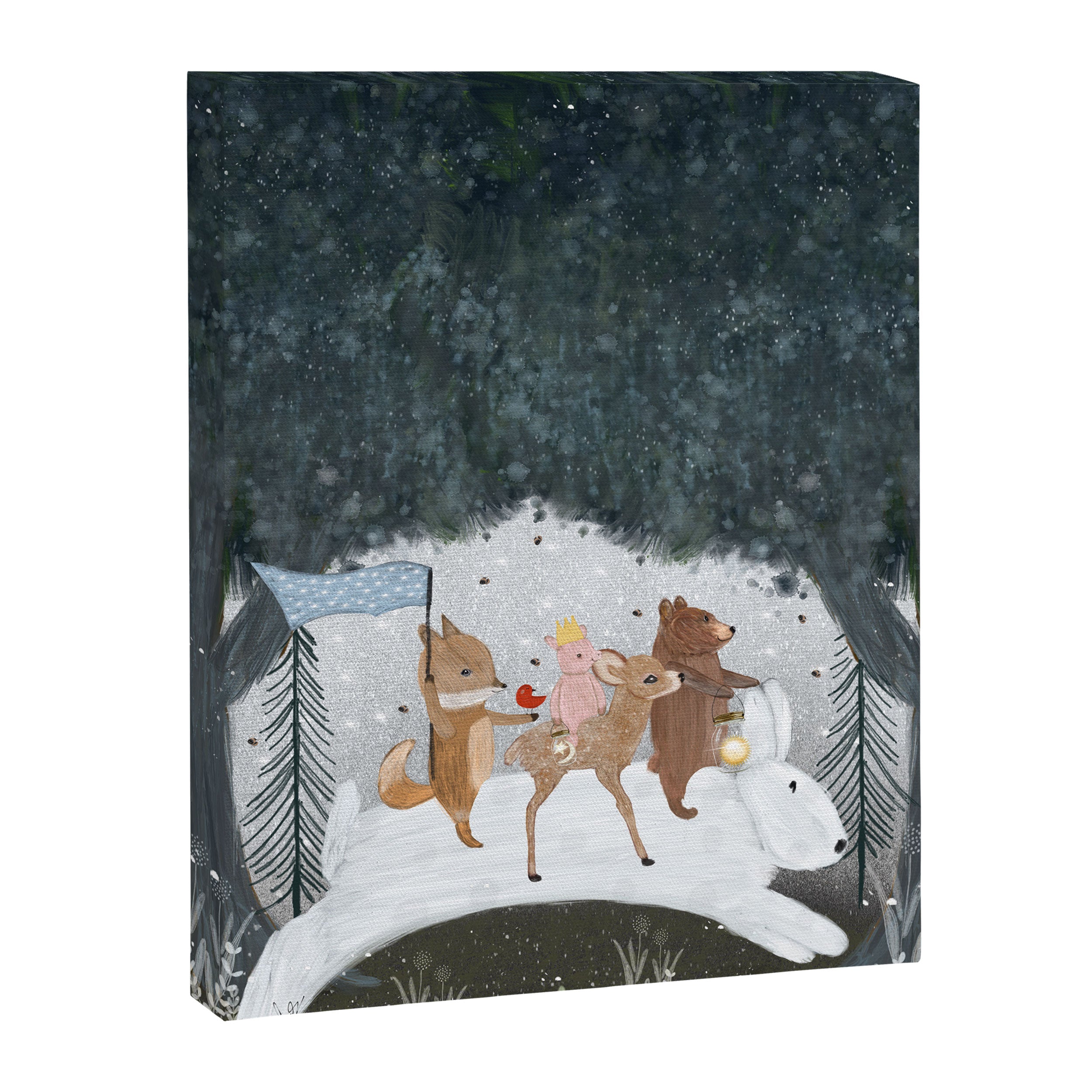 the winter bunny Canvas Print Gallery Image 8