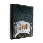 the winter bunny Framed Canvas Print Gallery Image 2