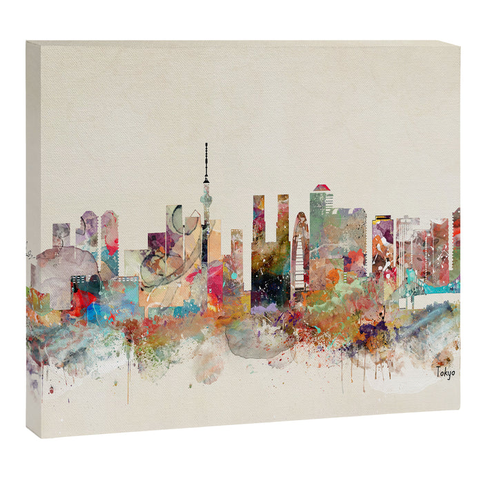 tokyo japan skyline Canvas Print Gallery Image 1