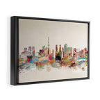 tokyo japan skyline Framed Canvas Print Gallery Image 2