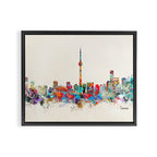 toronto canada skyline Framed Canvas Print Gallery Image 2