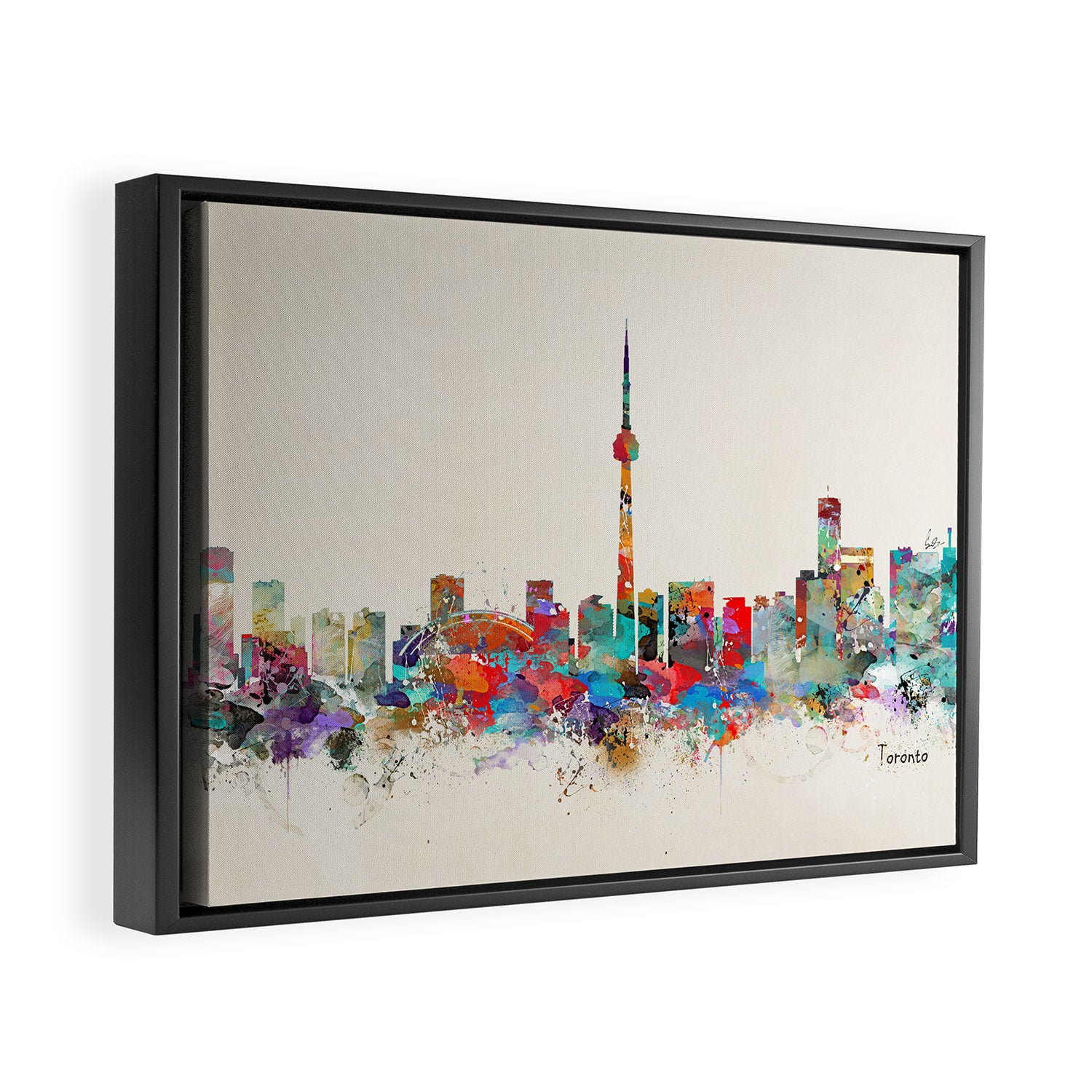 toronto canada skyline Framed Canvas Print Gallery Image 6
