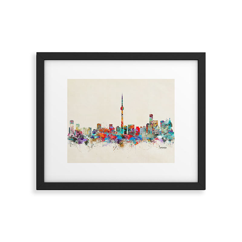 toronto canada skyline Framed Art Print Gallery Image 5