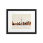 toronto city skyline Framed Art Print Gallery Image 4