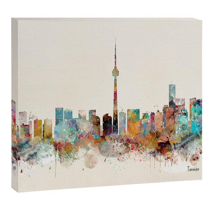 Toronto Ontario skyline Canvas Print Gallery Image 1