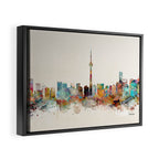 Toronto Ontario skyline Framed Canvas Print Gallery Image 2
