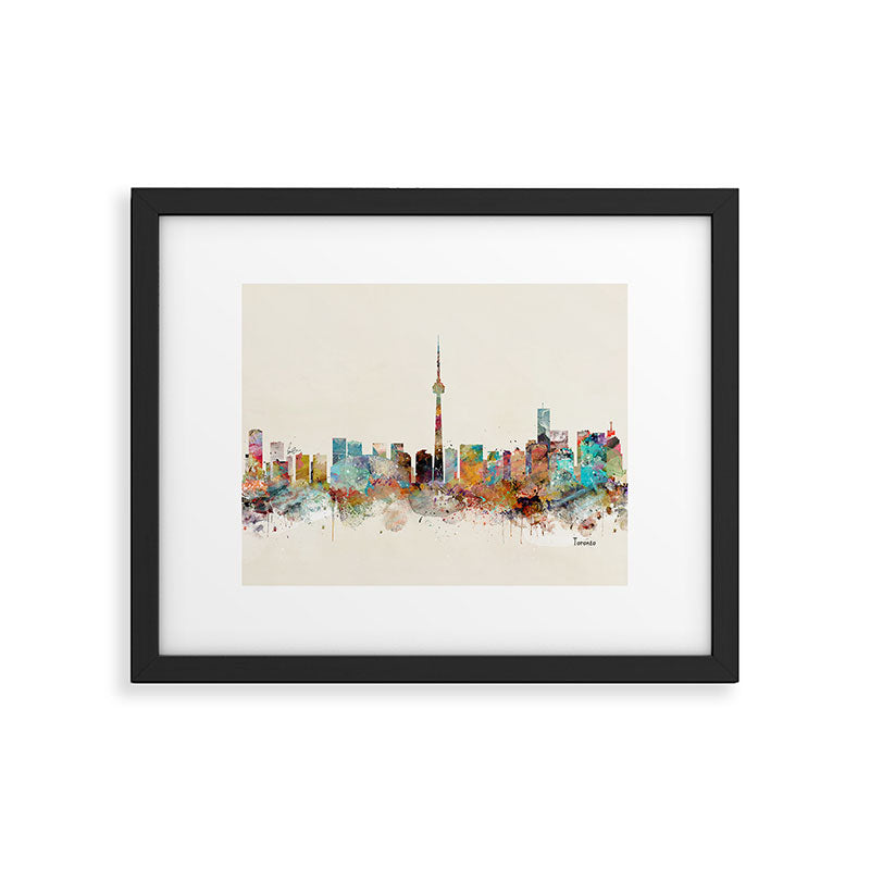 Toronto Ontario skyline Framed Art Print Gallery Image 4