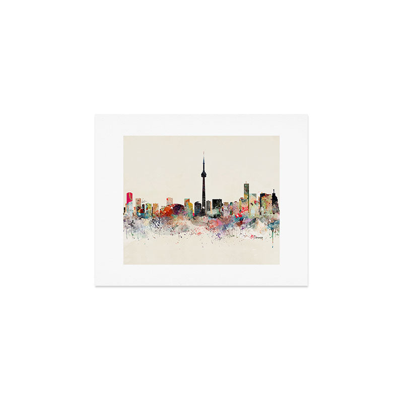 toronto skyline Art Print Gallery Image 1