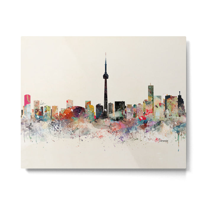 toronto skyline Metal Print Gallery Image 1