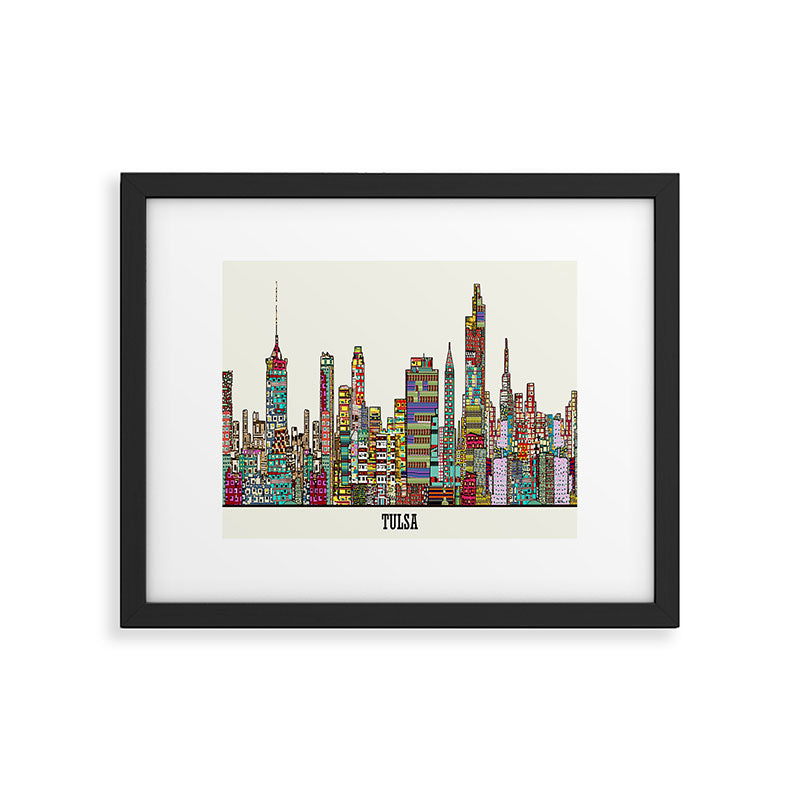 Tulsa oklahoma Framed Art Print Gallery Image 5