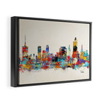 Tulsa Oklahoma skyline Framed Canvas Print Gallery Image 6