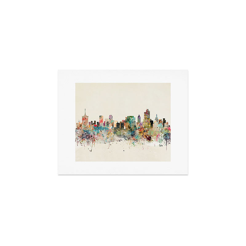 tulsa oklahoma skyline Art Print Gallery Image 1