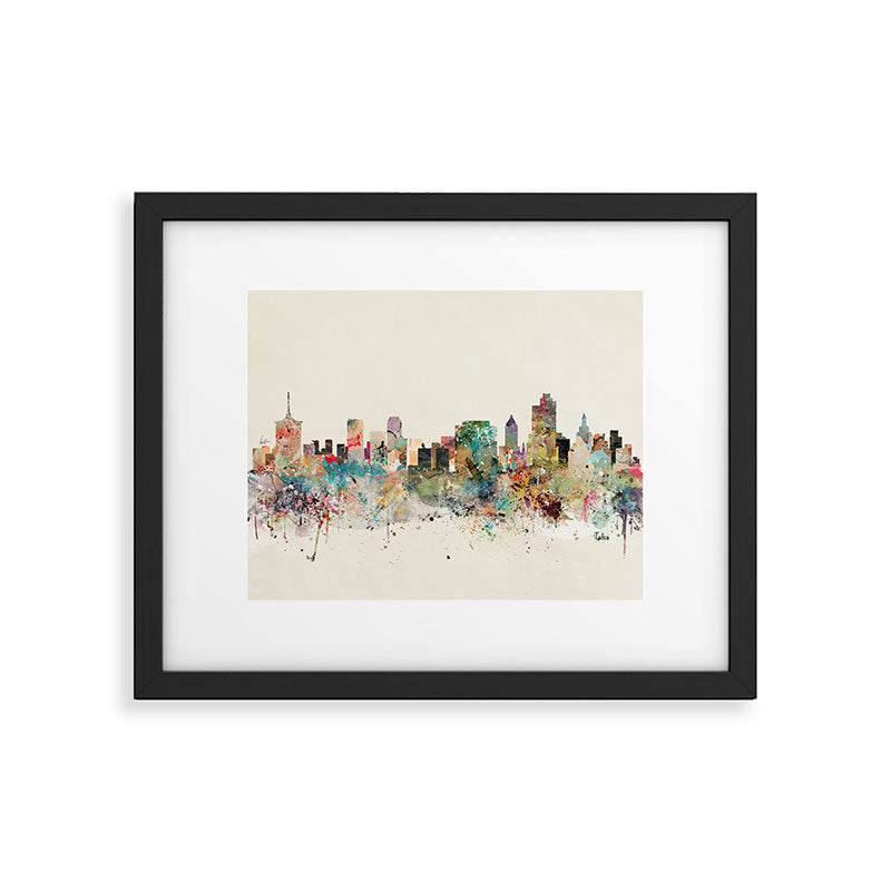 tulsa oklahoma skyline Framed Art Print Gallery Image 6