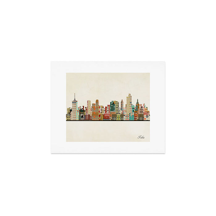 tulsa skyline Art Print Gallery Image 1